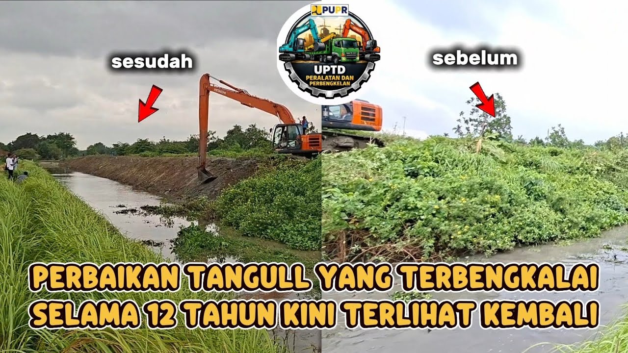 ❗️EXCAVATOR PEEBAIKAN TANGUL YANG TERBENGKALAI❗️ PULUHAN TAHUN AHIRNYA TERLIHAT KMBALI❗️