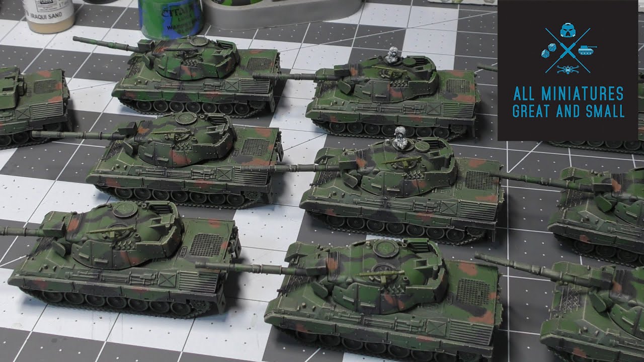 What's on the table? Team Yankee Leopard 1 Tanks!