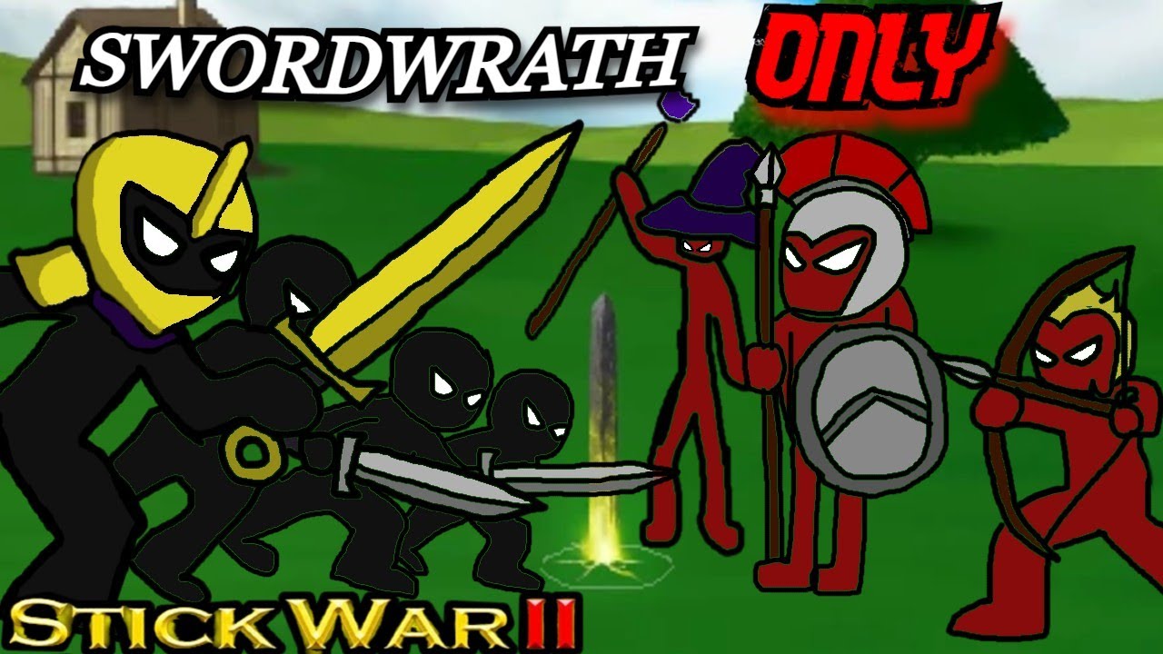 Can Swordwrath ALONE Beat the Rebel Army in Stick War 2?