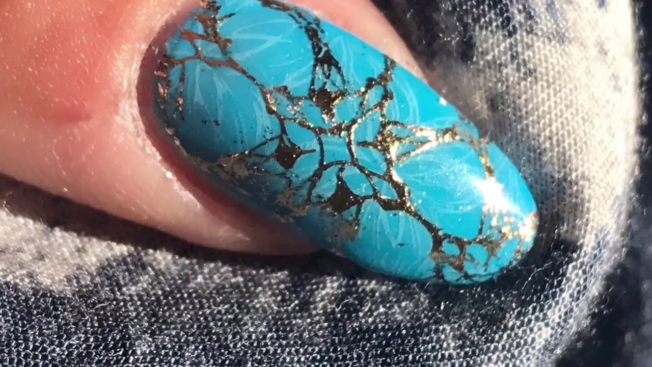 CND™ Shellac™ And Your's Stamping design tutorial