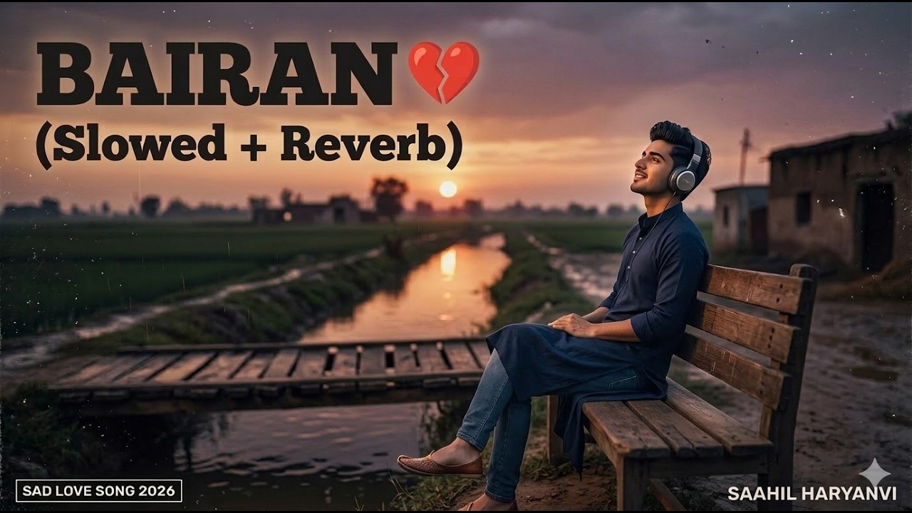 Bairan 💔 | Sad Haryanvi Love Song 2026 [slow + reverb] | #viral #lofi