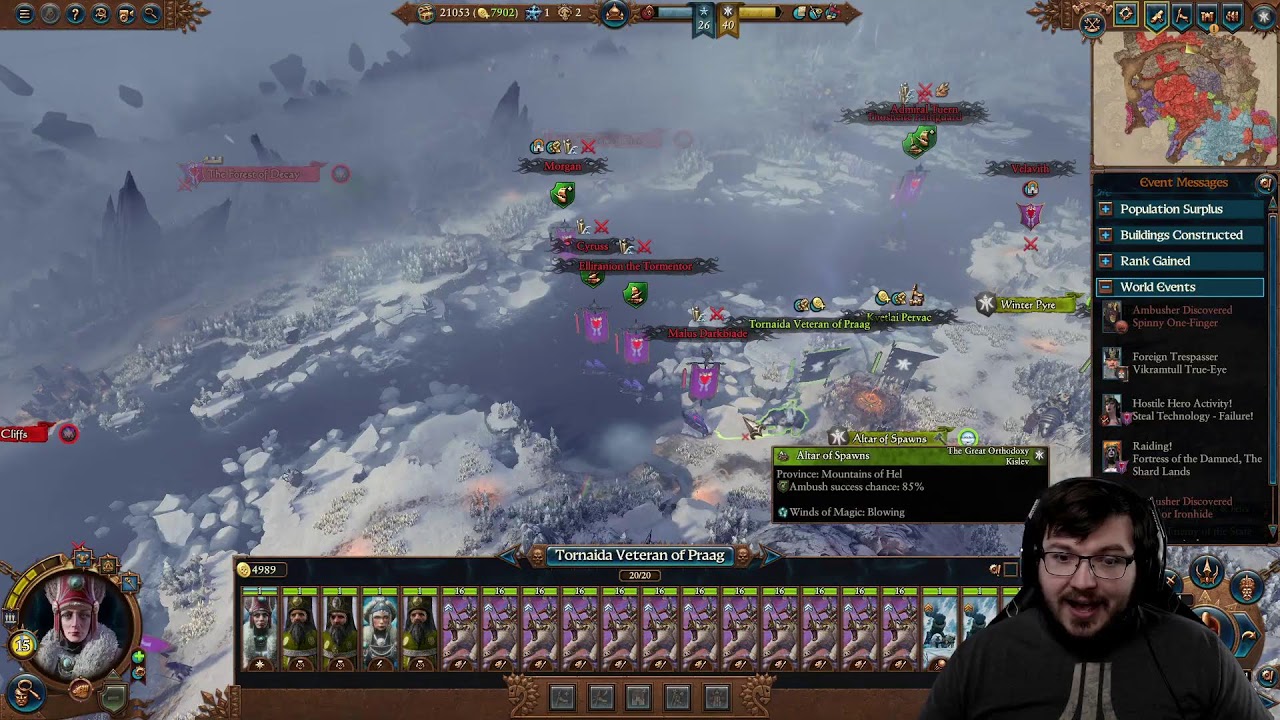 Kostaltyn Crushes Evil Dwarves! | Warhammer III