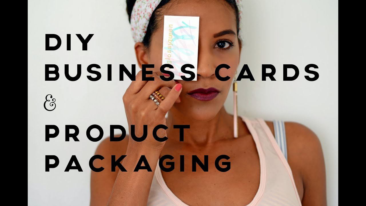 DIY Business Cards and Product Packaging