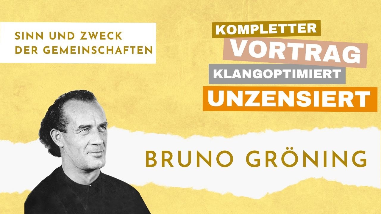 Original-Vortrag Bruno Gröning, Rosenheim, August 1953 