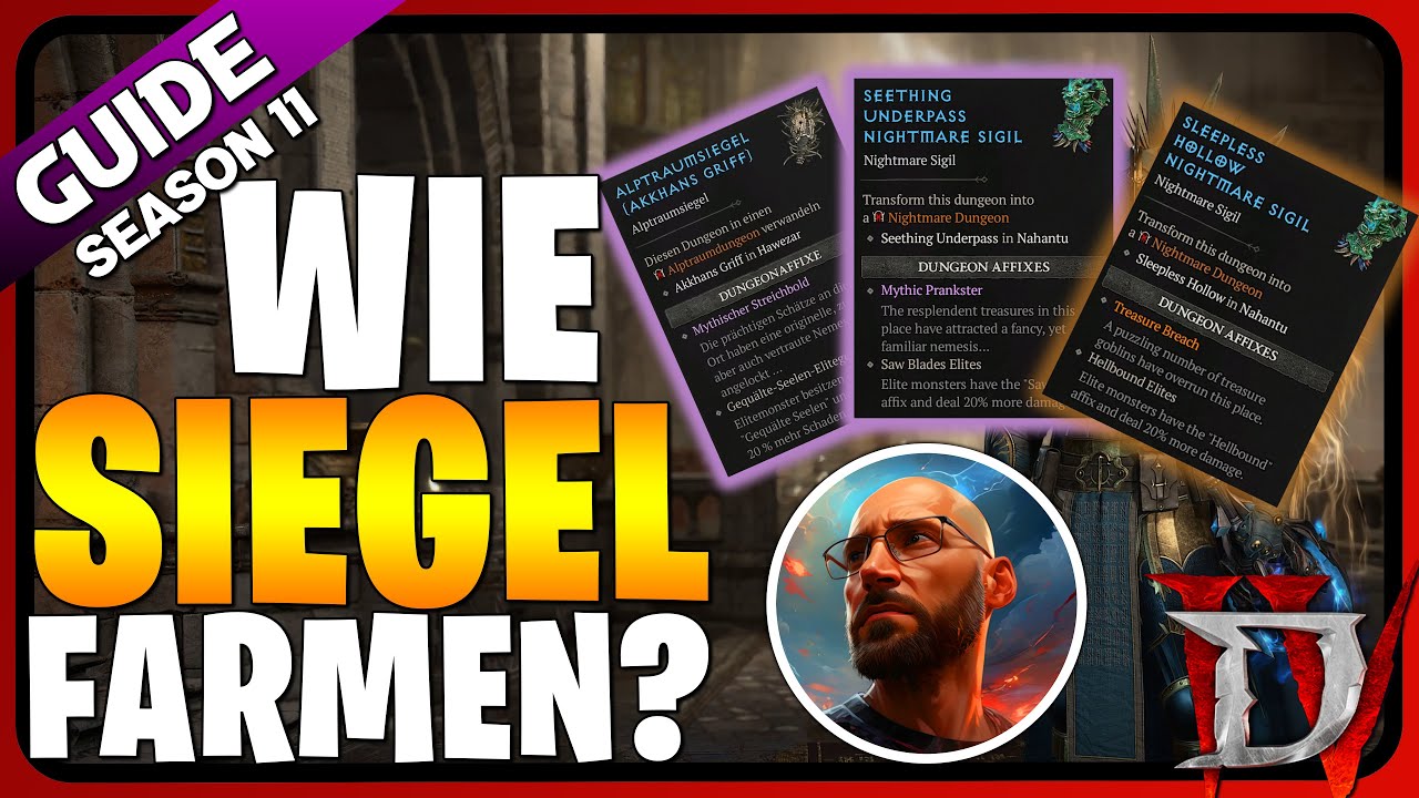 MYTHISCHE und LEGENDÄRE SIEGEL Alptraumdungeons farmen! Prankster/Treasurebreach | Diablo IV | GUIDE