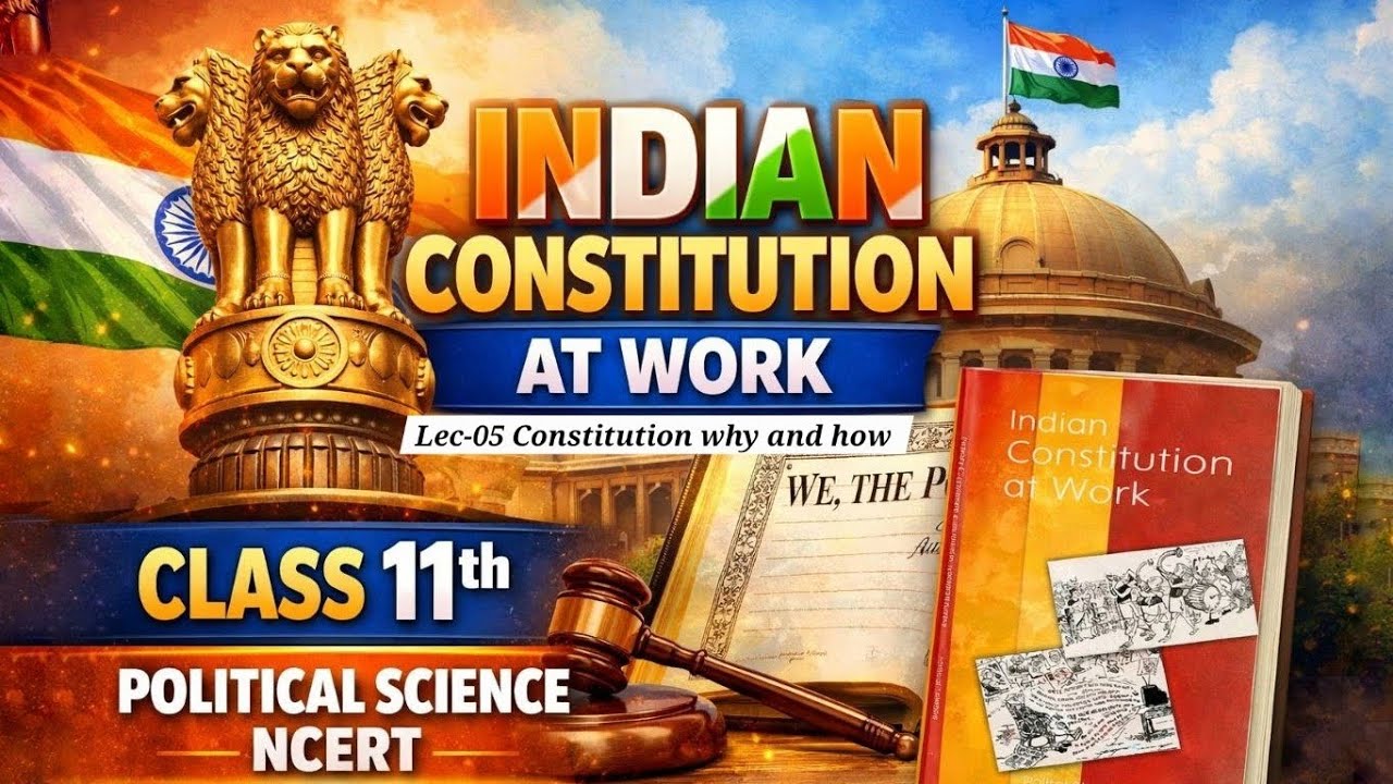 Class 11 Political Science NCERT | Chapter 1: Constitution – Why and How| Part 5