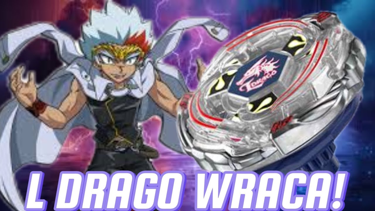 WIELKI POWR&Oacute;T L-DRAGO! Rececnja Lightning L-Drago 1-60F Beyblade X metal fusion