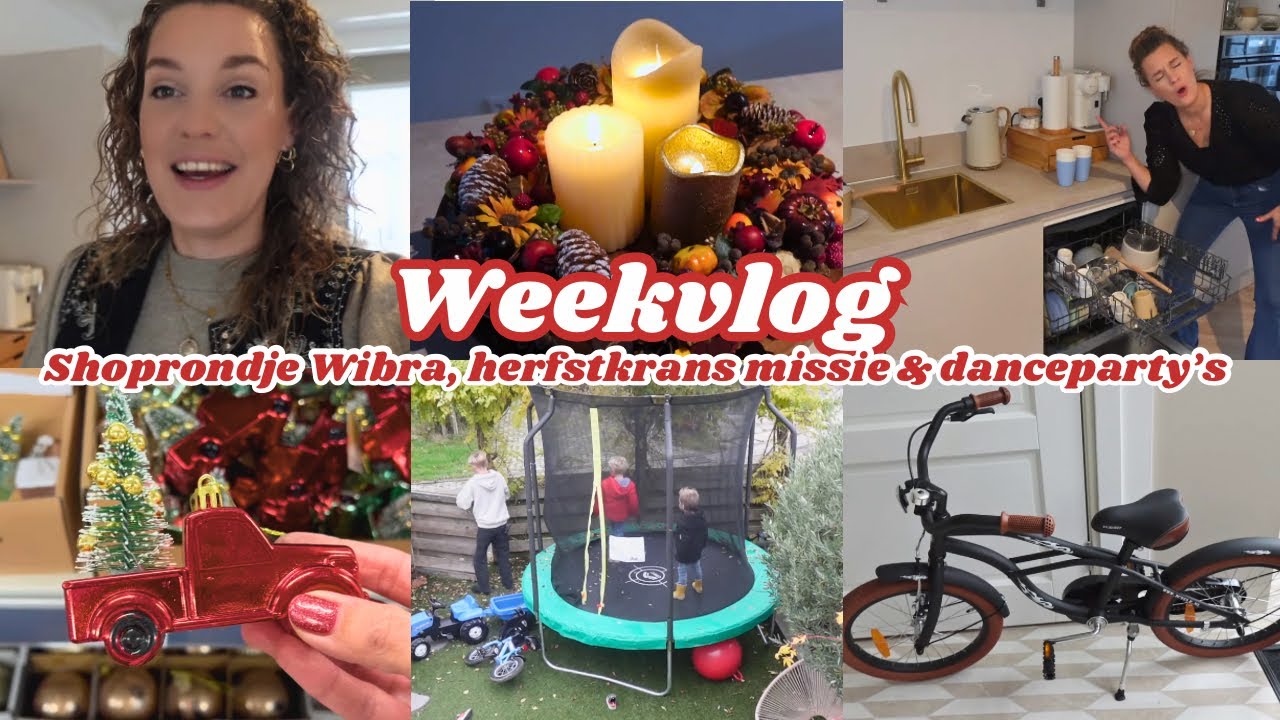 SHOPRONDJES, PEPERNOTEN BAKKEN, MISSIE HERFSTKRANS & MANIFESTEREN 😂 | Weekvlog | Zeg maar Fem