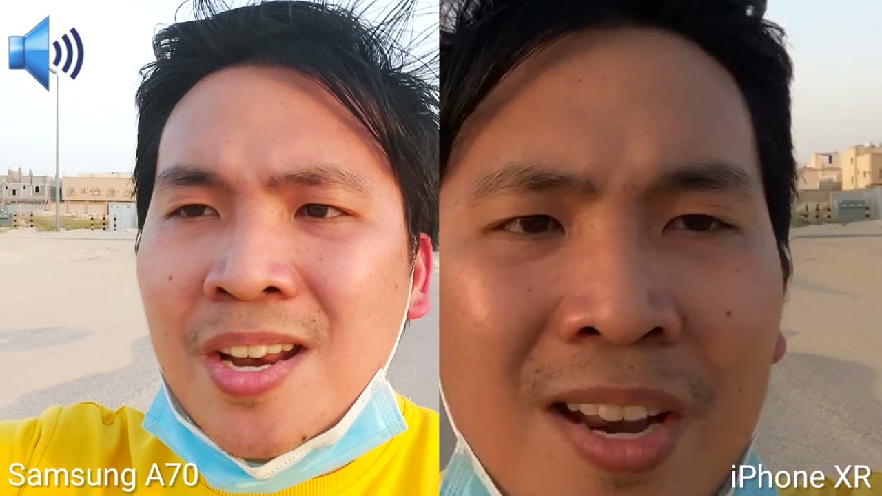 Samsung Galaxy A70 VS iPhone XR - Camera Review