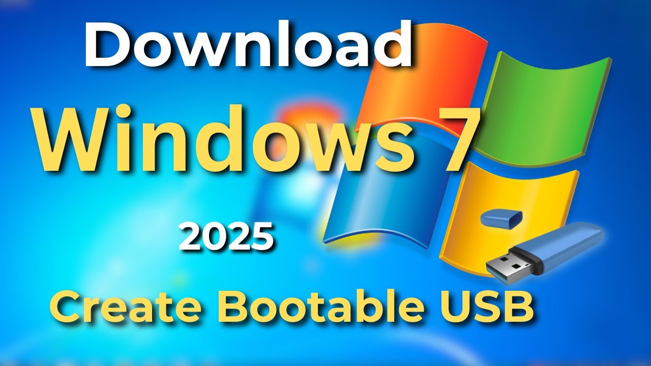 Как загрузить ISO-образ Windows 7 в 2025 году | Создать ISO-образ Windows 7 на USB-накопителе