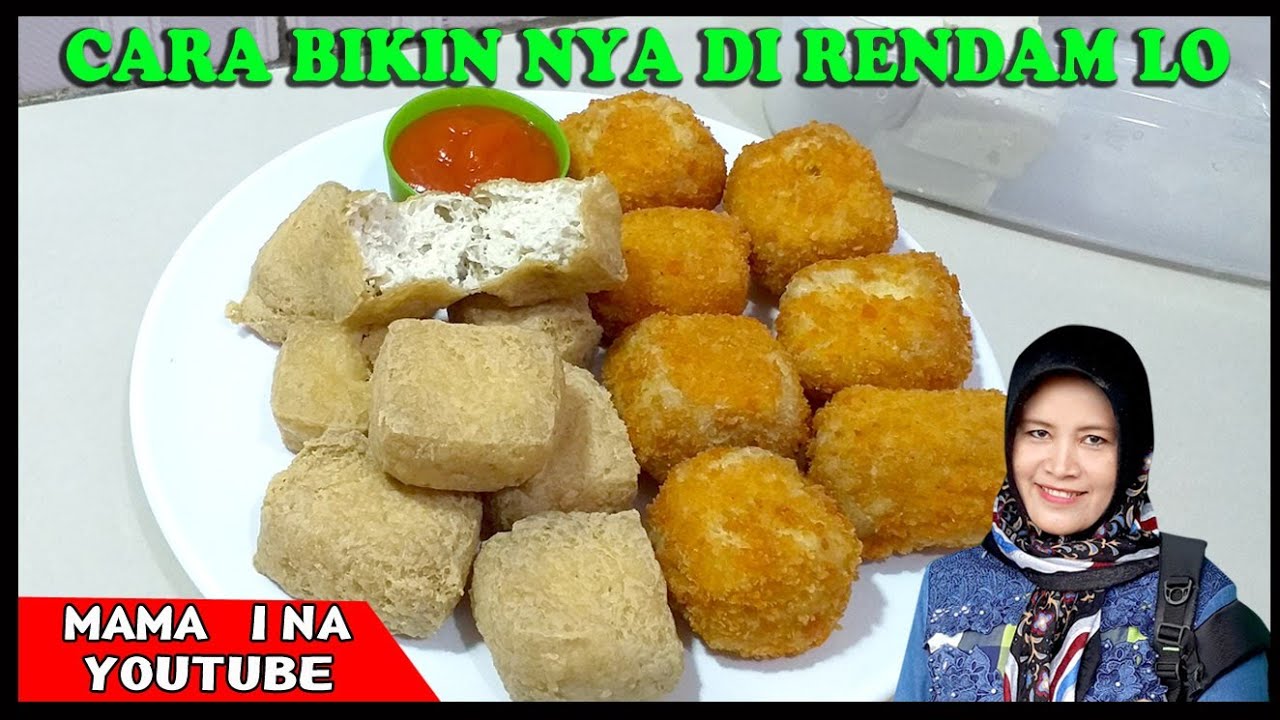 Di Rendam Semalam Pake BUMBU RAHASIA sebelum di goreng, Tahu ini NIKMAT NYA DAHSYAT ( TAHU SUSU )