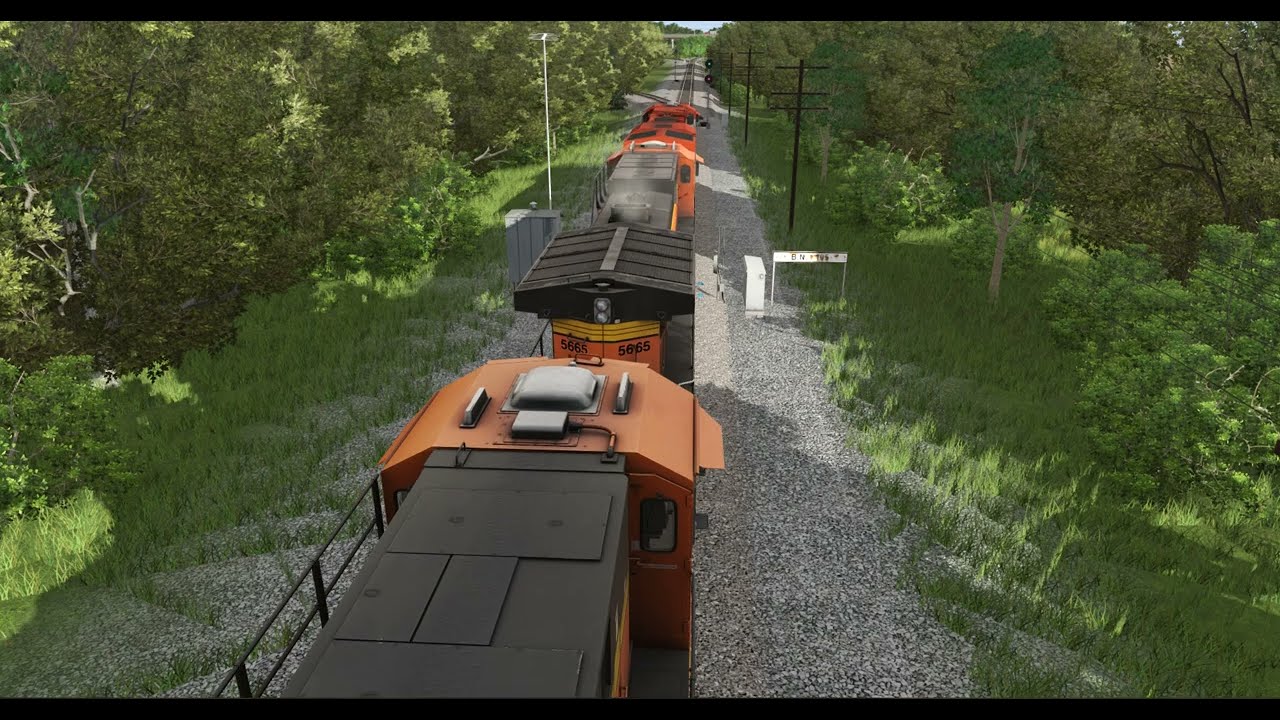 Sikeston Coal Train on the BNSF River Sub