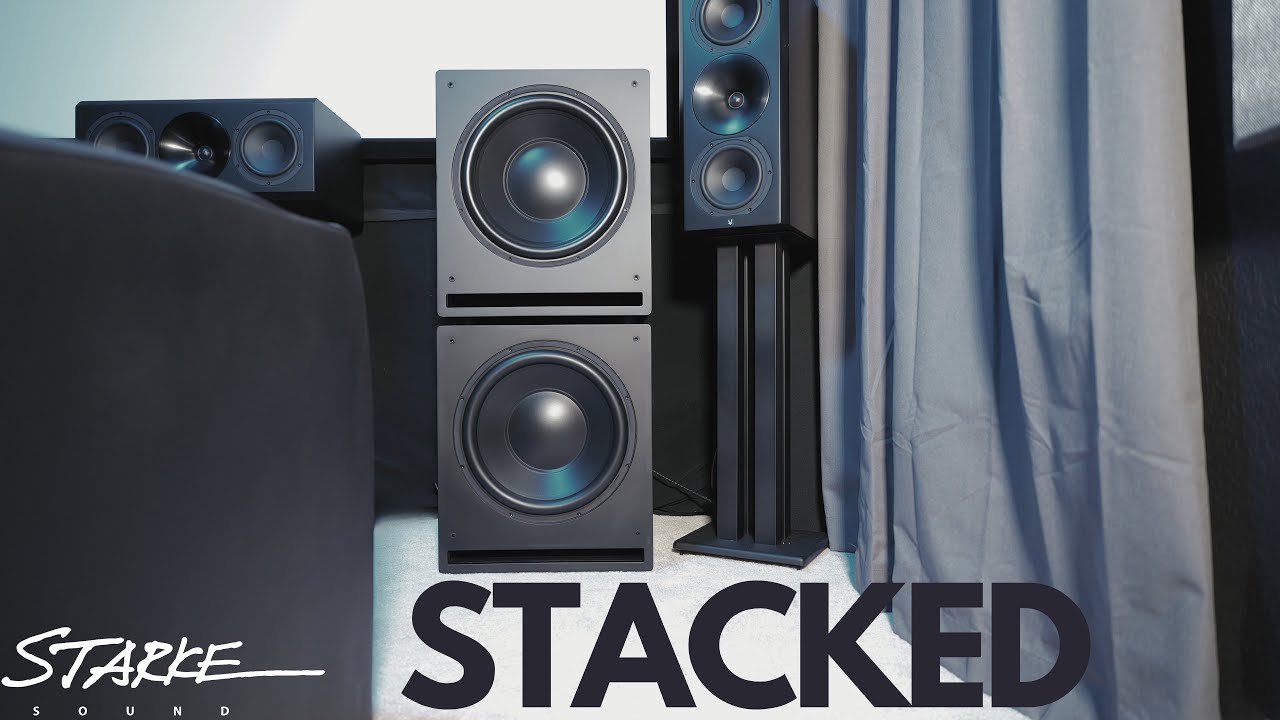 SUBWOOFER REVIEW! Starke Sound SW15P STACKED