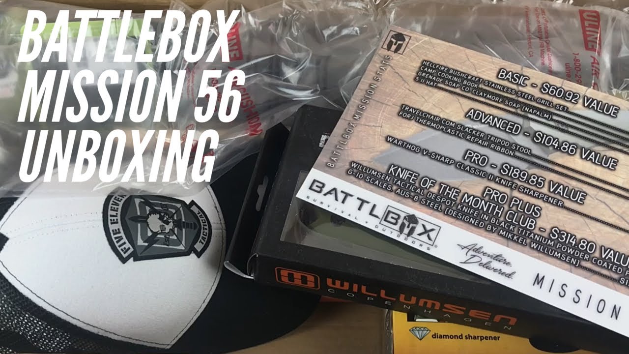 BattlBox Mission 56 Unboxing: Camp Cooking, Tactical Knife, Camp chair, Repair Gear + More