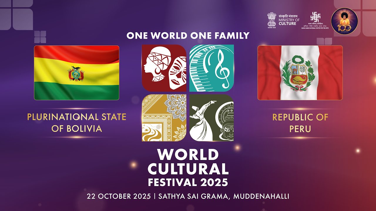 One World One Family World Cultural Festival : Day 68 | Bolivia & Peru | Live | 22 October 2025