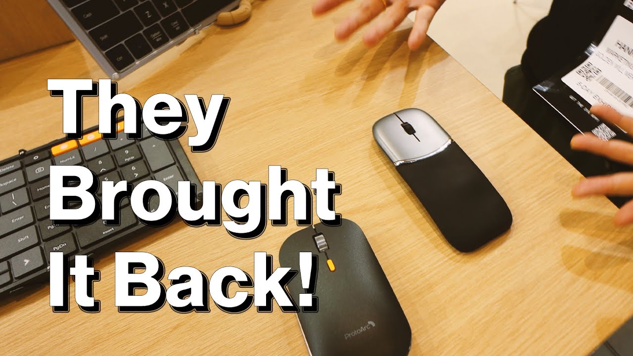 Folding Keyboards and Folding Mouses from ProtoArc