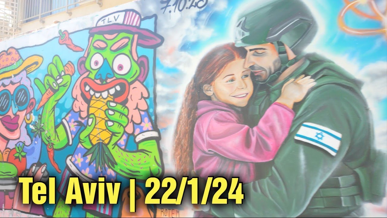 Florentine, Tel Aviv, Israel. A virtual walk in the colorful neighborhood