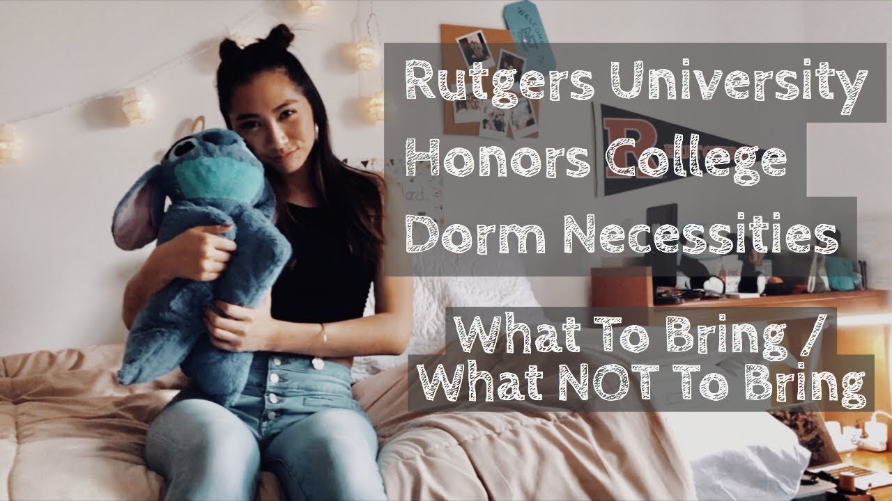 Rutgers University Honors College Dorm Necessities | Updated Room Tour | Kimberly Pham