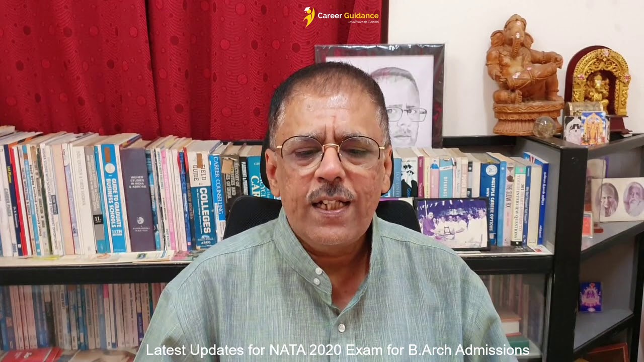Latest Updates for NATA 2020 Exam for B.Arch Admissions | Dates | Mode | Instruction