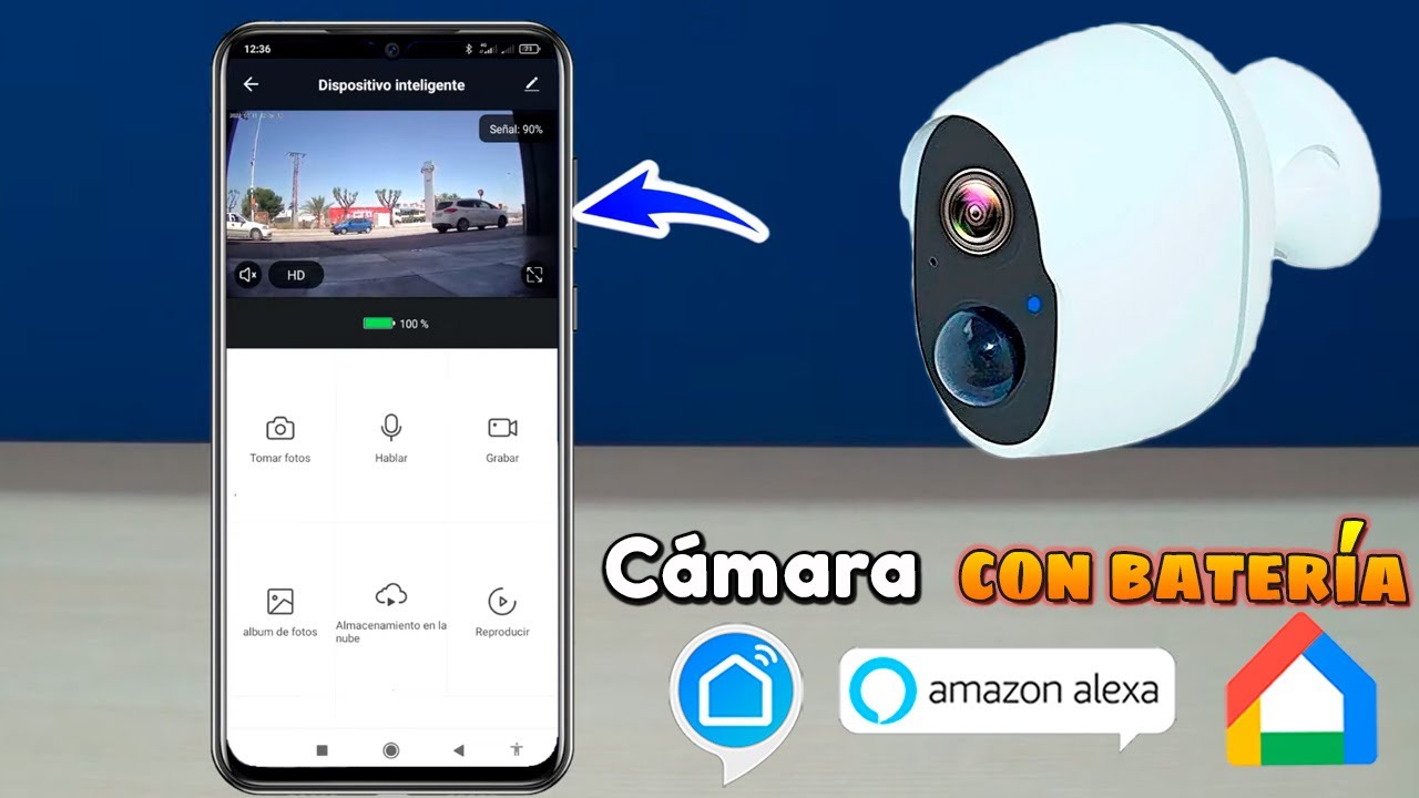 Cámara con batería S01 Interior o exterior Tuya Smart