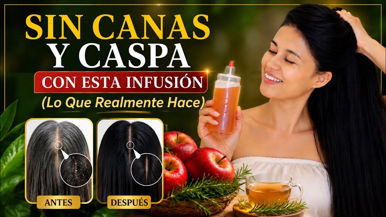 Cubre Las Canas, & Mejora La Estructura Del Cabello Con Está Infusion