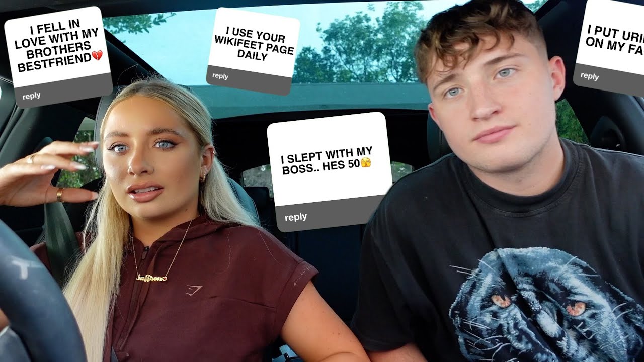 Reacting to YOUR CONFESSIONS with my younger brother!! | Saffron Barker