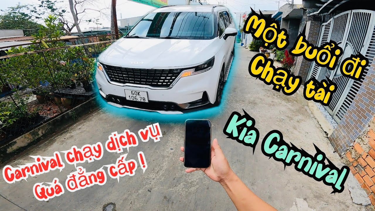 KIA Carnival Chạy dịch vụ quá đẳng cấp - Một buổi đi chạy tài Chở khách từ Sài gòn về quê | Vlog