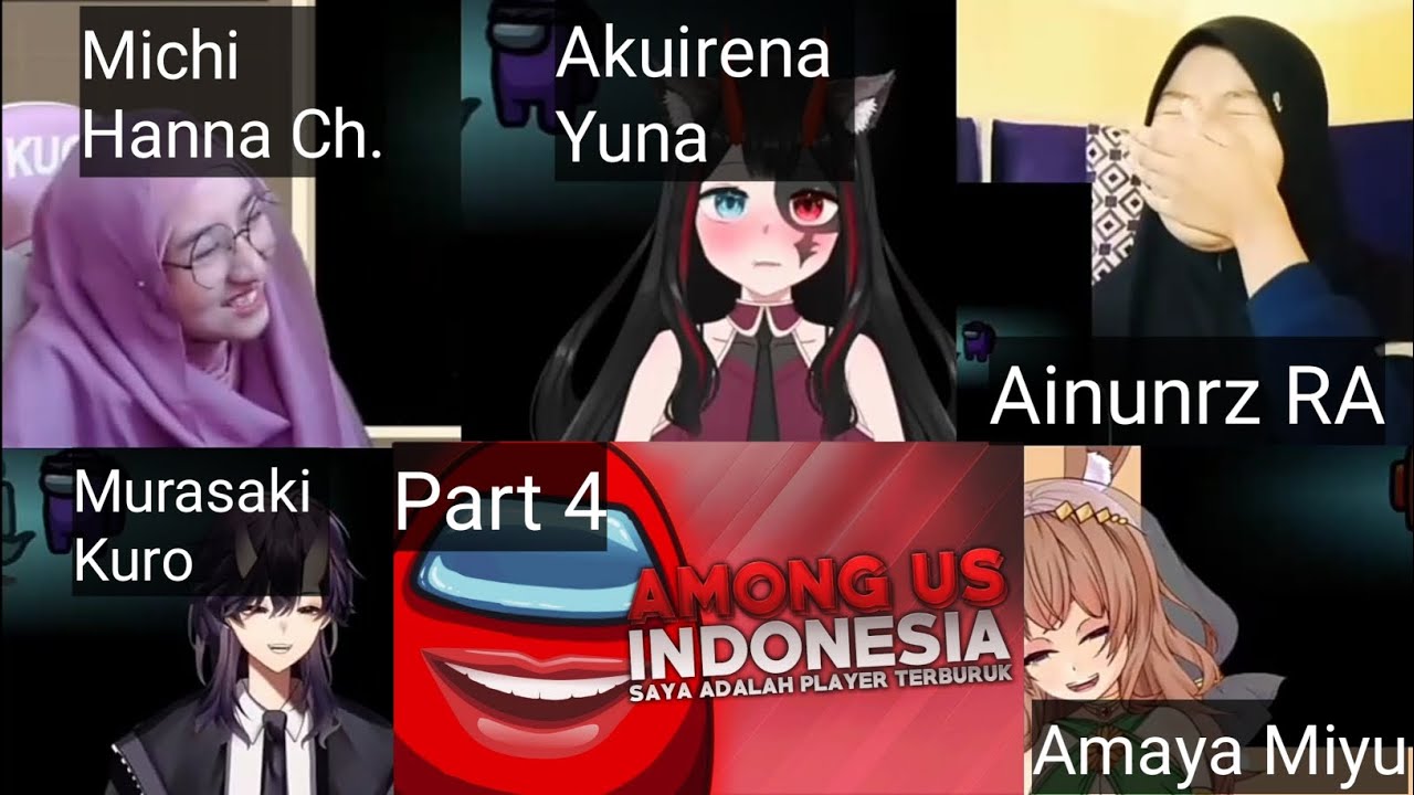 Reaction Mashup Milyhya Among Us - Saya adalah Player Terburuk Part 4