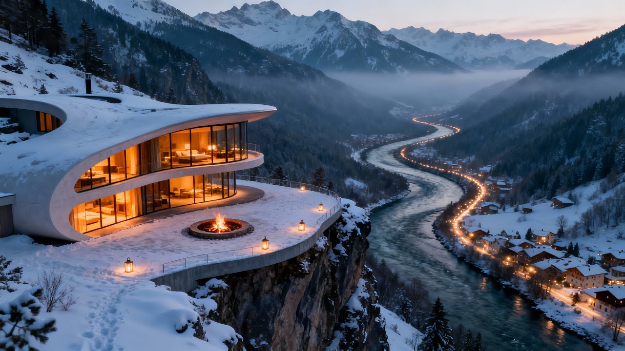 Soothing Snowfall Piano 🎹 Winter Night Bedroom Ambience | Gentle Piano for Deep Rest & Relaxation