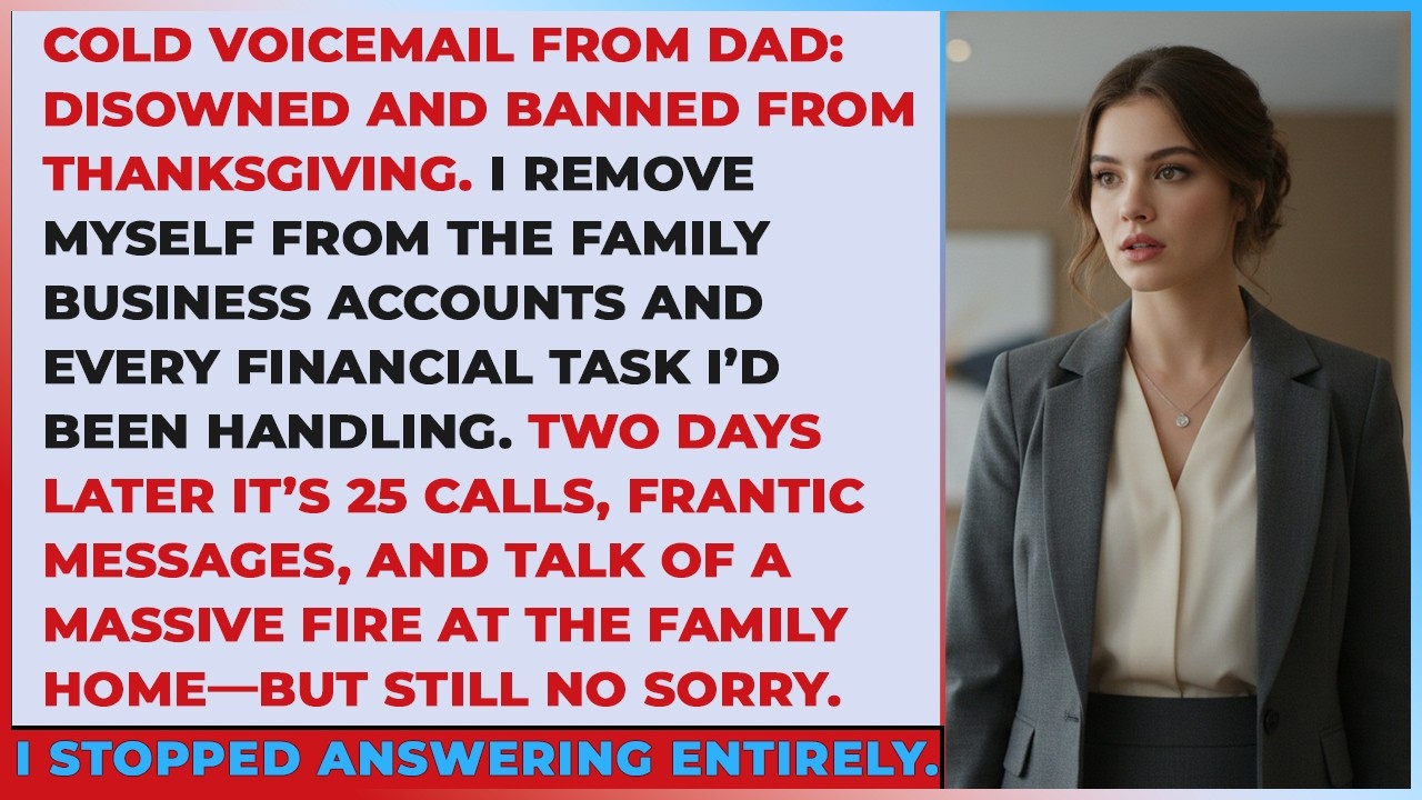 After Dad’s voicemail, I left the business accounts—Thanksgiving alone, no sorry, not once