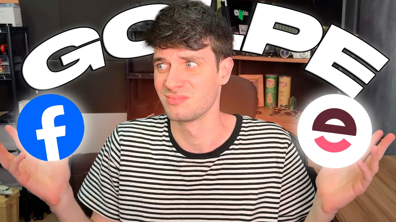 como funciona o golpe do facebook + enjoei?