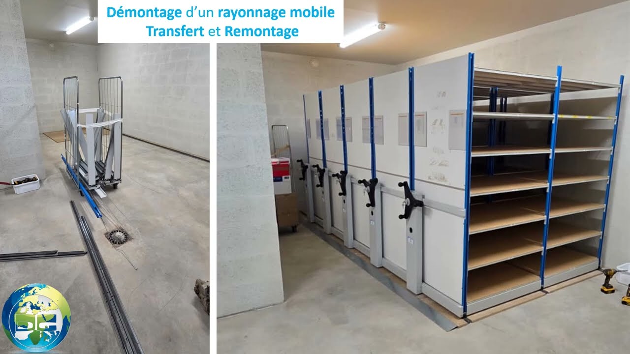 Transfert d'archives et de rayonnage mobile, type #Kardex