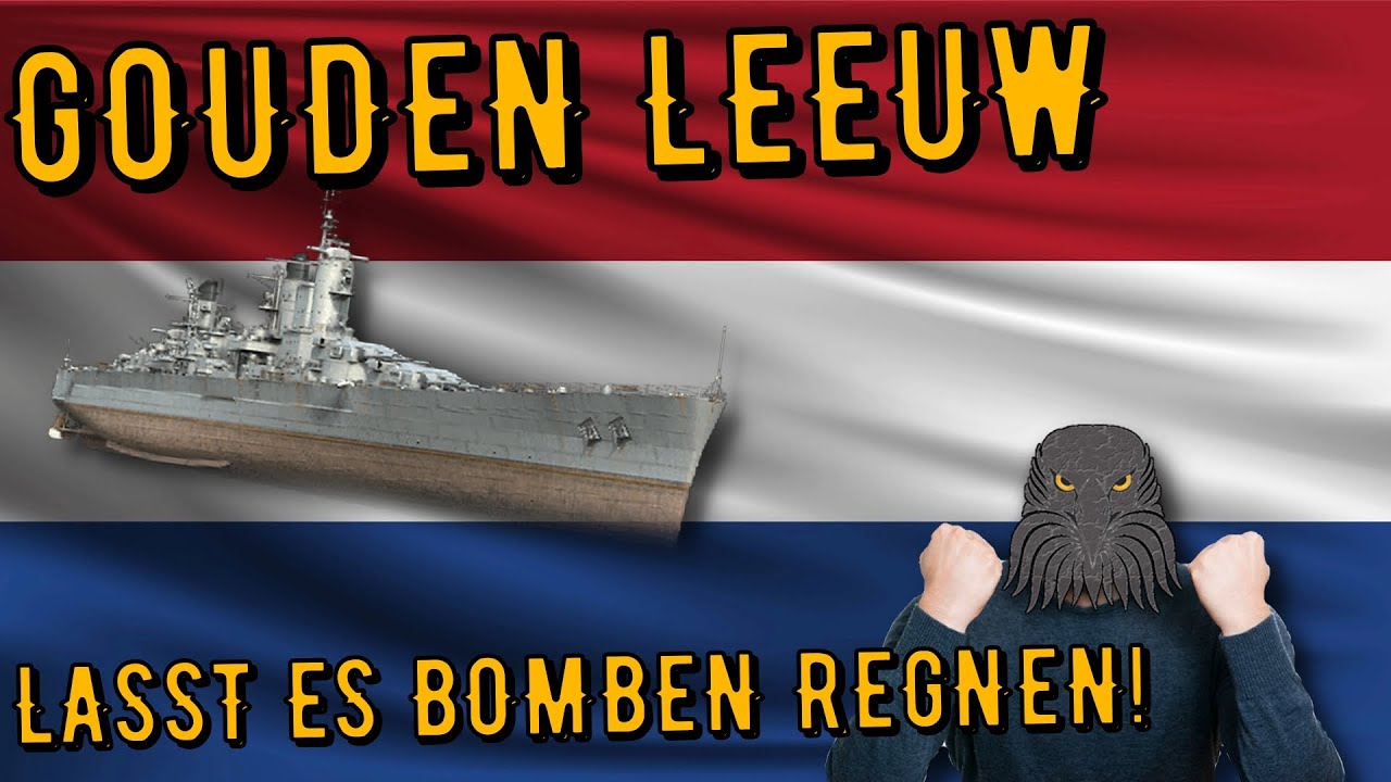 World of Warships Legends - GOUDEN LEEUW - Legendär - Lasst es Bomben regnen! [deutsch/ gameplay]