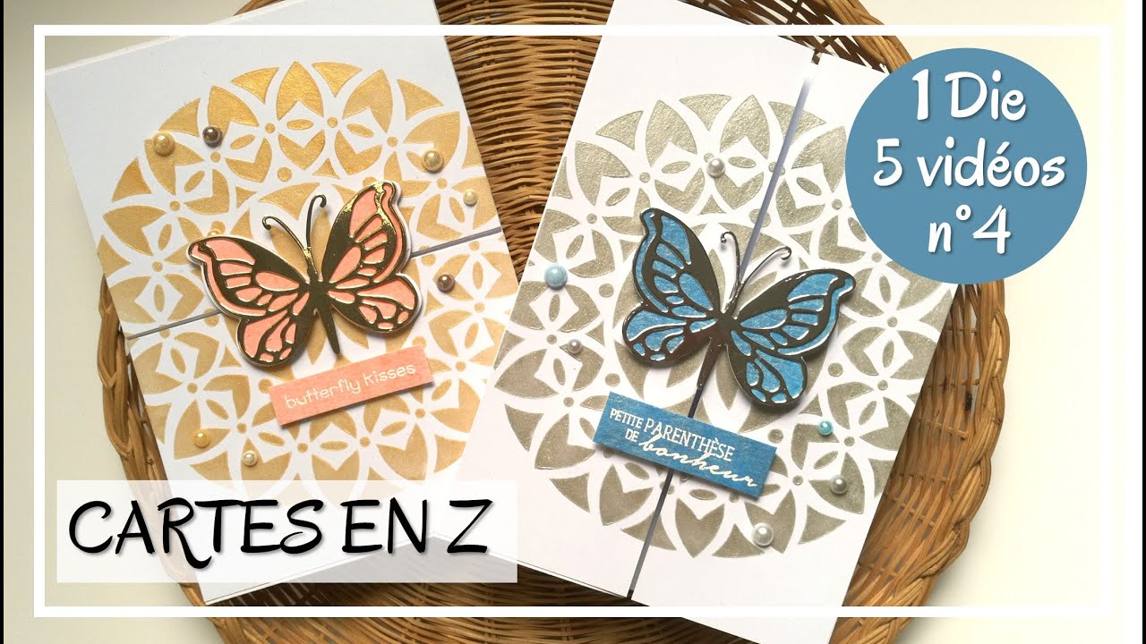 TUTO CARTE : CARTE A OUVERTURE ORIGINALE, Plein d'exemples ! 1 set de dies - 5 carte différentes !