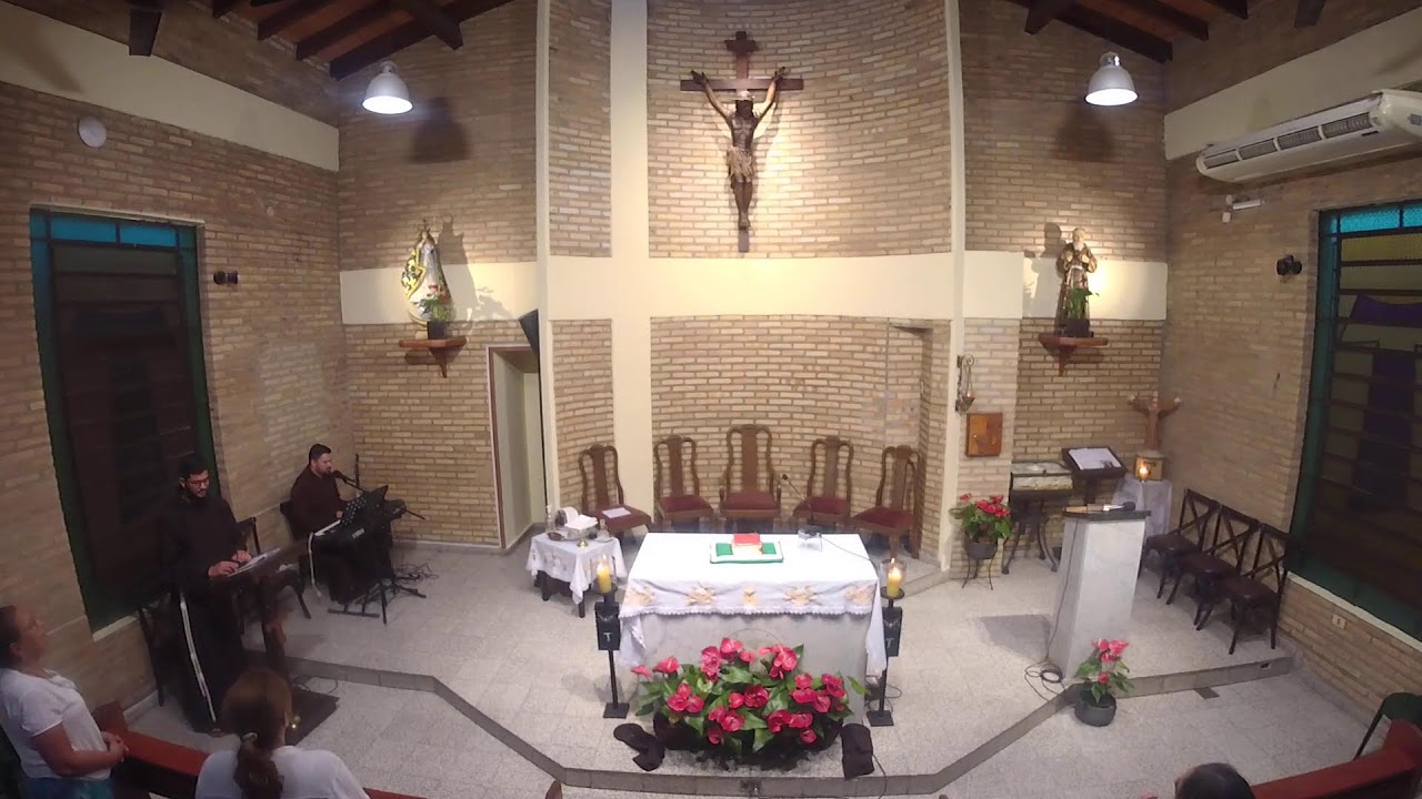 Misa diaria, desde la Capilla San Leopoldo, déjanos tus intenciones. Hermanos Capuchinos de Paraguay