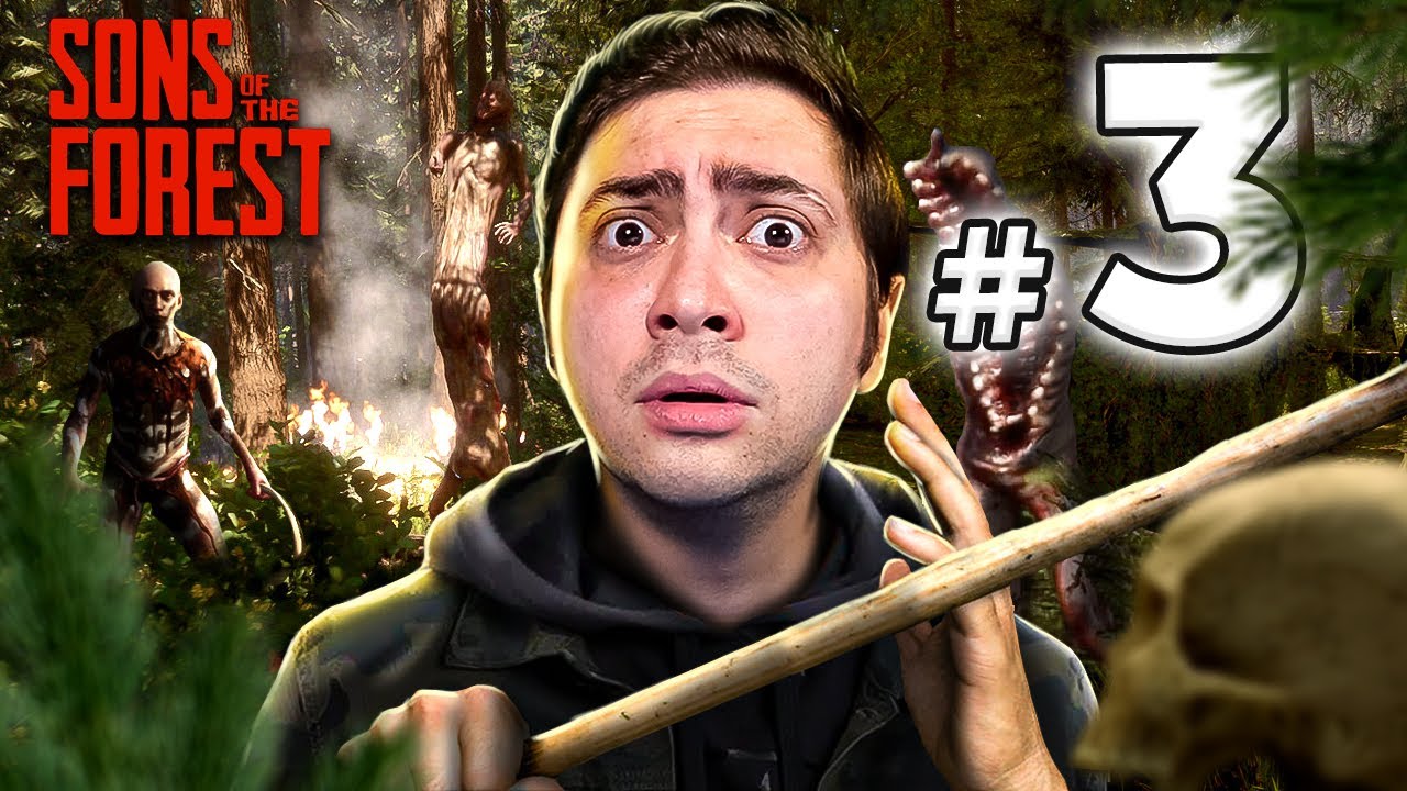 alanzoka jogando Sons of the Forest com os amigos - #3