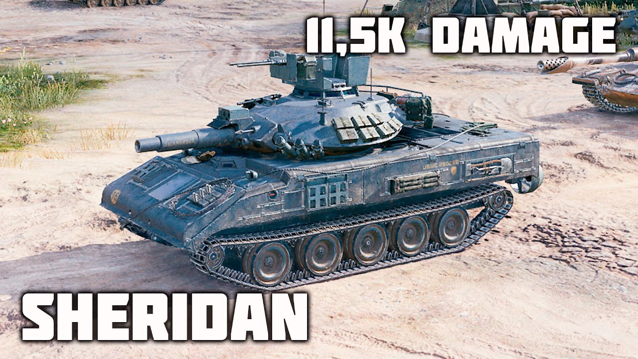 Sheridan WoT &ndash; 6Kills, 11,5K Damage, Kolobanov