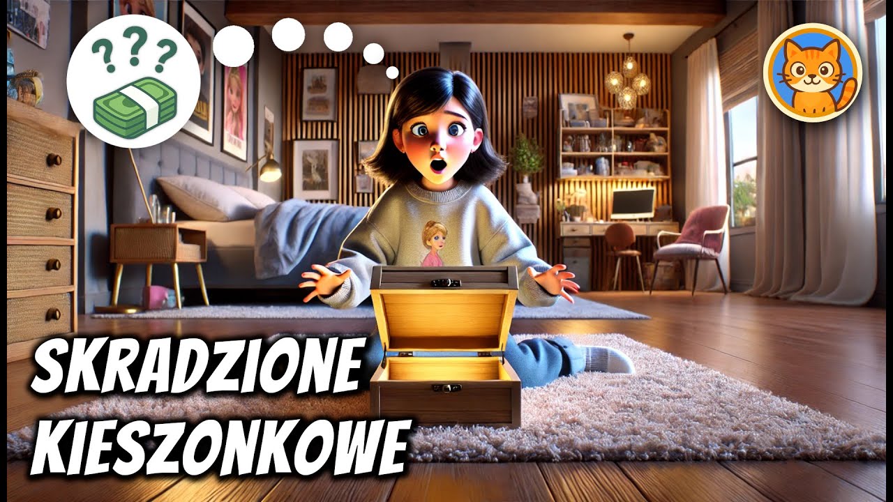 💵💰Marcelina i Skradzione Kieszonkowe - Bajka do słuchania na dobranoc🎧