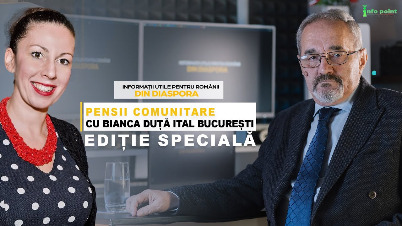 InfoPoint Diaspora-  Pensii Comunitare cu Bianca Dută