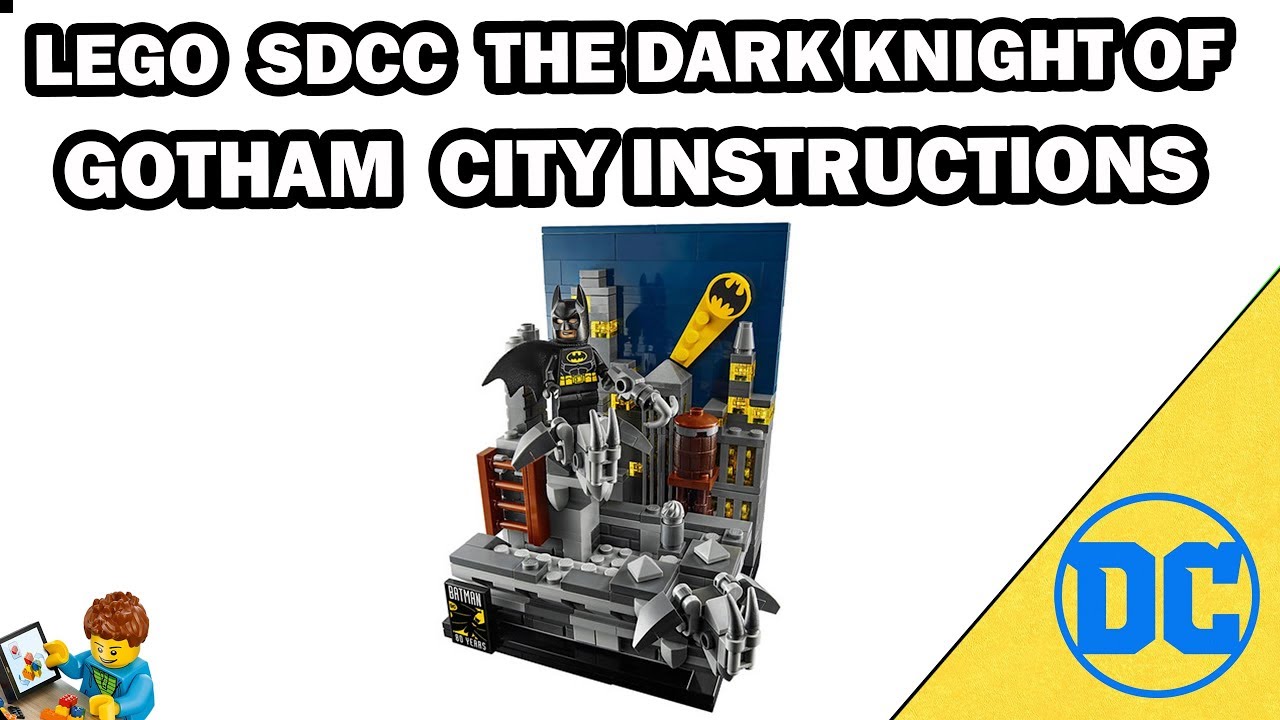 SDCC The Dark Knight of Gotham City - Building Instructions -  DC - LEGO Set 77903