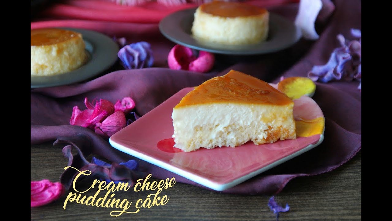 Cream Cheese Pudding Cake || Pudding || New Year Special || AsheesCookbook