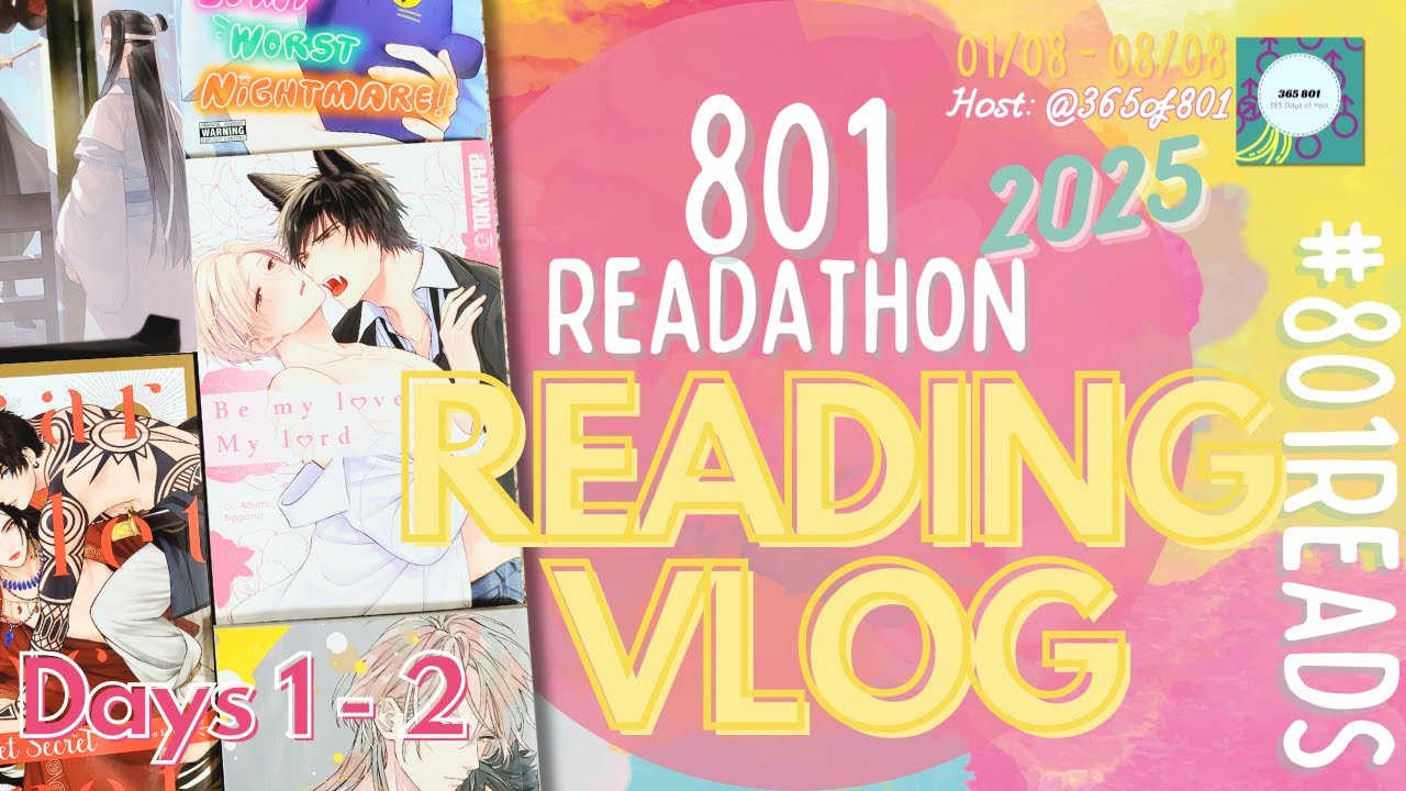 801 READATHON 2025 READING VLOG #801Reads || 1st - 2nd August