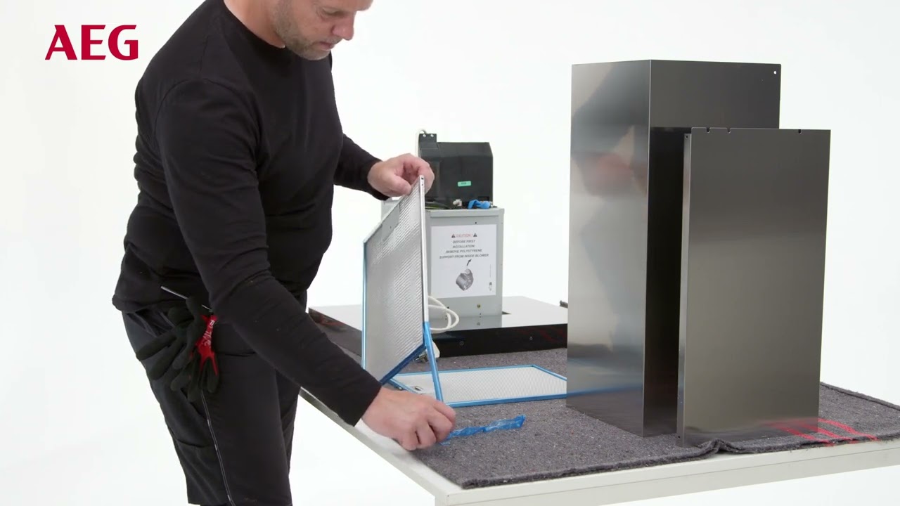 How to install your AEG Hood Beta Glam Chimney