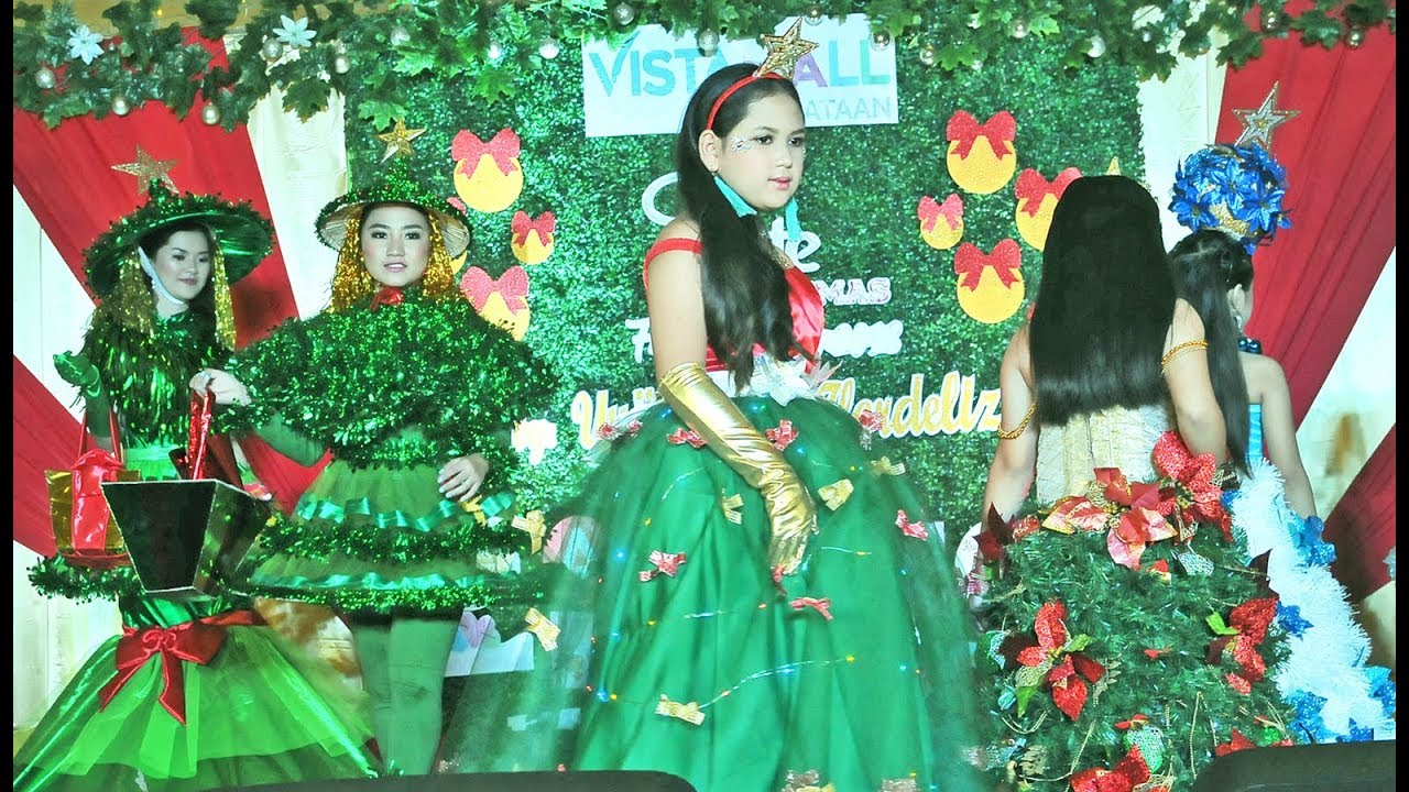 "Oh Christmas Tree!" Kids/ Teens Creative Costume - The Elite Christmas Fashion 2018