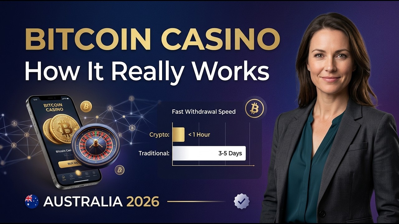 🎰 Bitcoin Casino Australia 2026: How Crypto Casinos Actually Work 🇦🇺