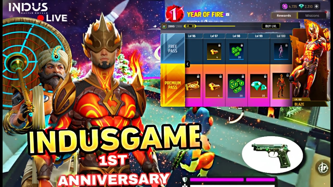 LIVE 🔴 Indus Game New Update 🎉 | Season 4 BattlePass Giveaway 🔥🎁ExtractionMode Gameplay 