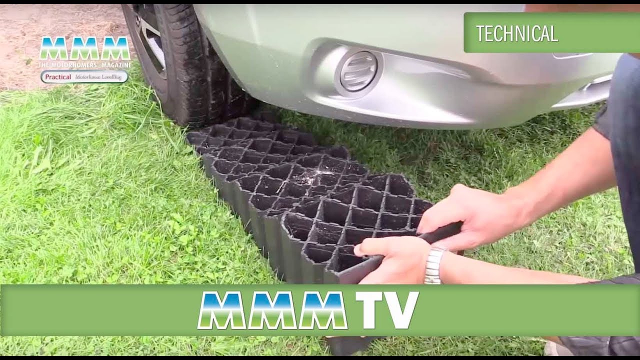 MMM TV technical - how to use motorhome levelling blocks