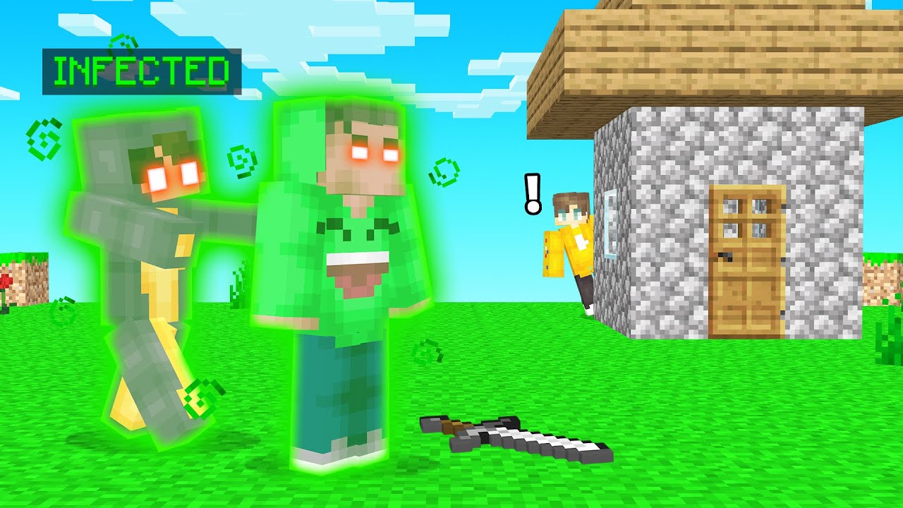 Caught = INFECTED in Minecraft HIDE & SEEK!
