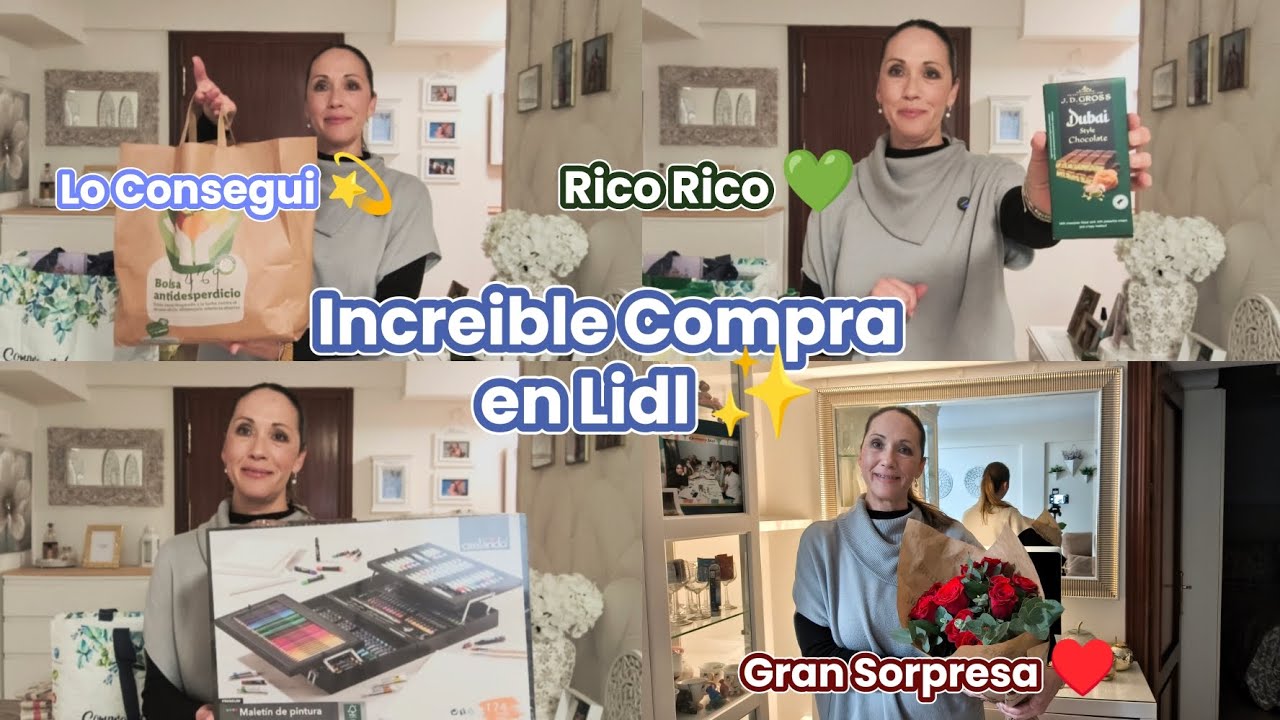 ✨Compra en Lidl: Maravillas del Bazar / ¡Esto Tenía que Probarlo!💫/ Me llego una Gran Sorpresa ♥️