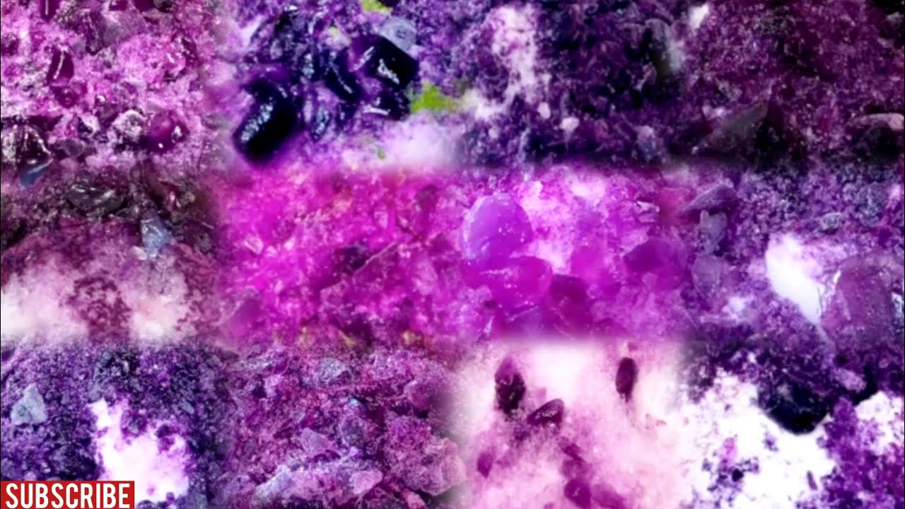 REQUESTED VIDEO | ASMR QIAN WHITE & PURPLE MIX JEWELRY SHAVED ICE EATING